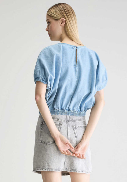 Blouse Bw251422 D056 Wilma D0563 Lt-Blue-Bleach