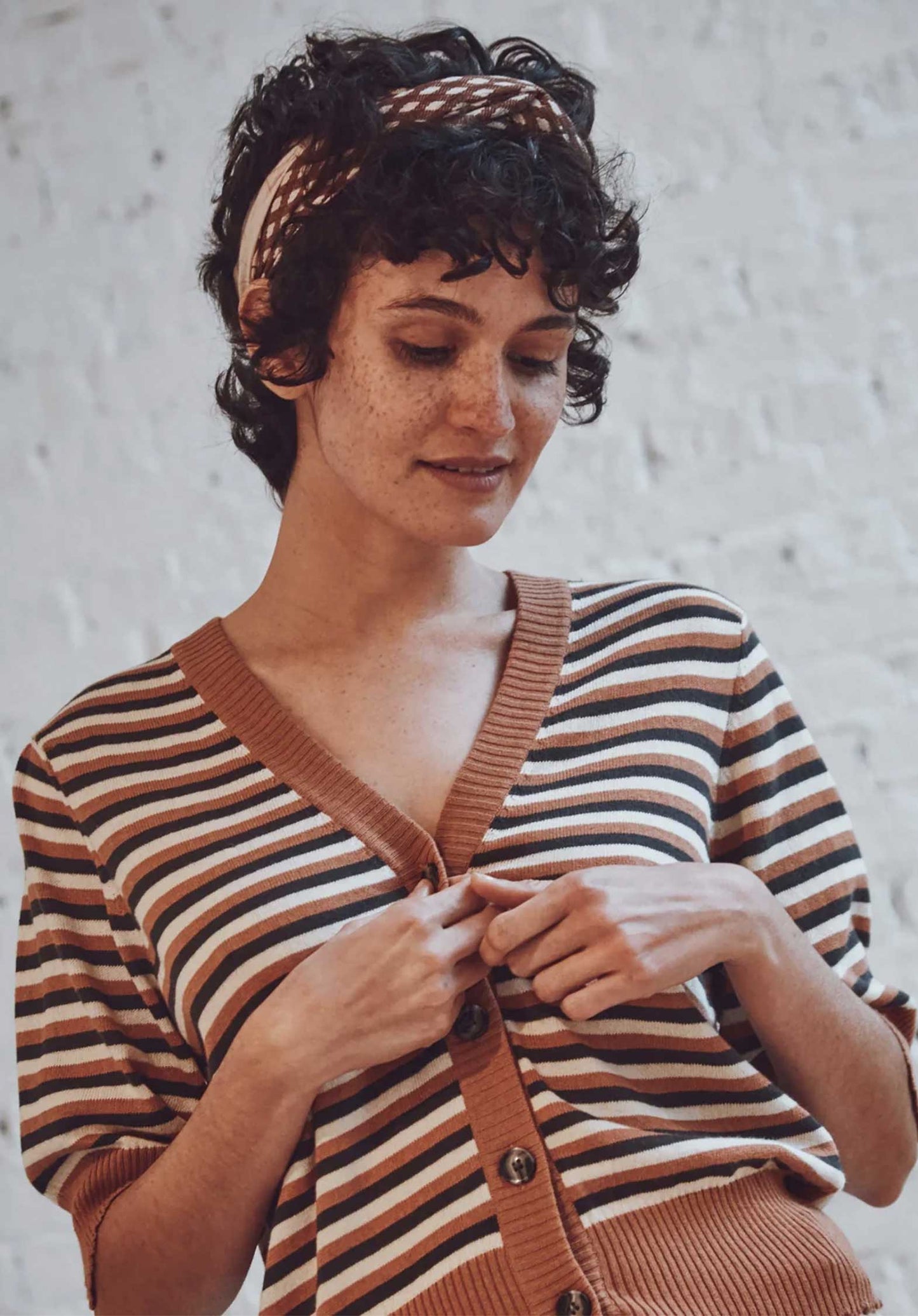 Cardigan Raye Ida-bowie Rayure-Sahara