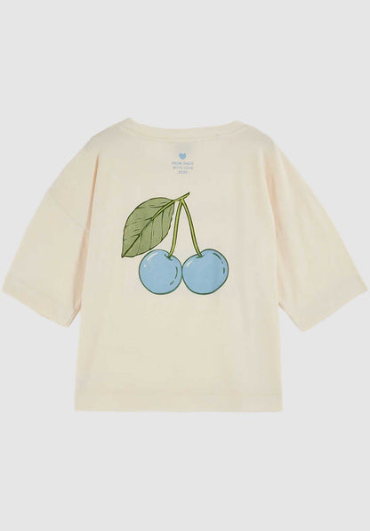 Tee Shirt Imprime Ida-belle Creme