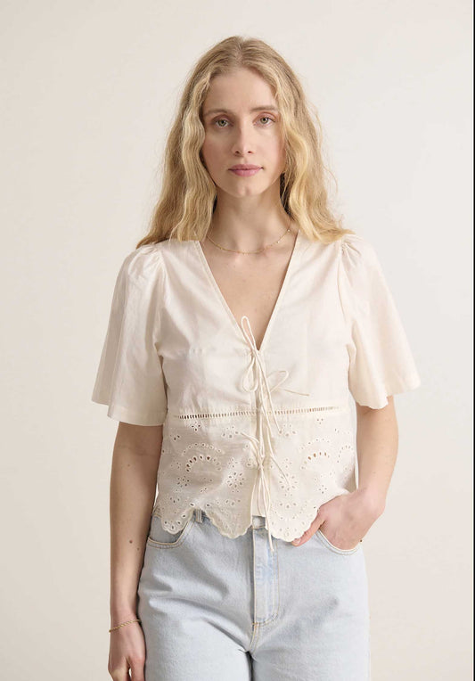 0869 Blouse Venus Ecru