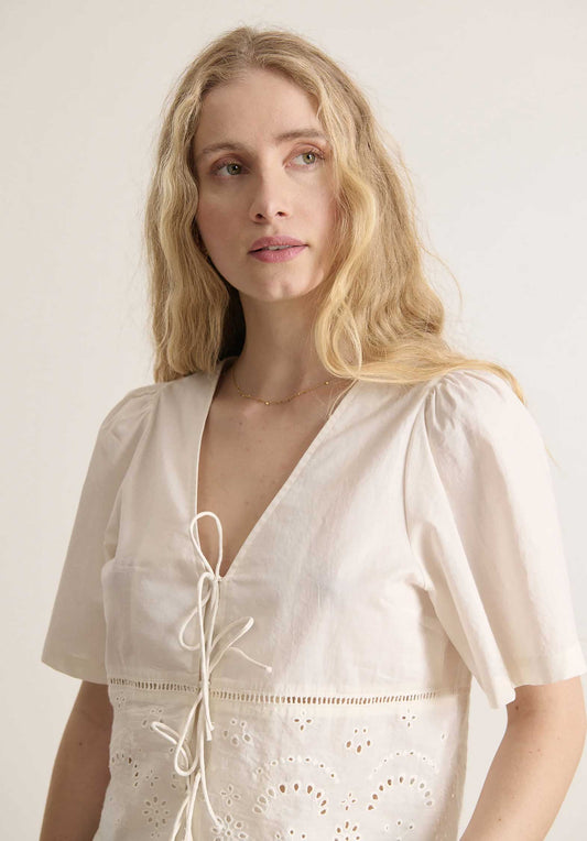 0869 Blouse Venus Ecru