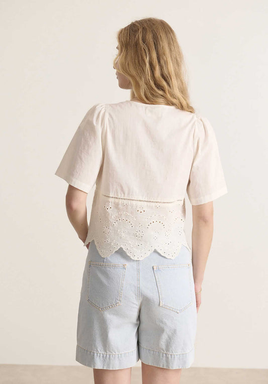 0869 Blouse Venus Ecru