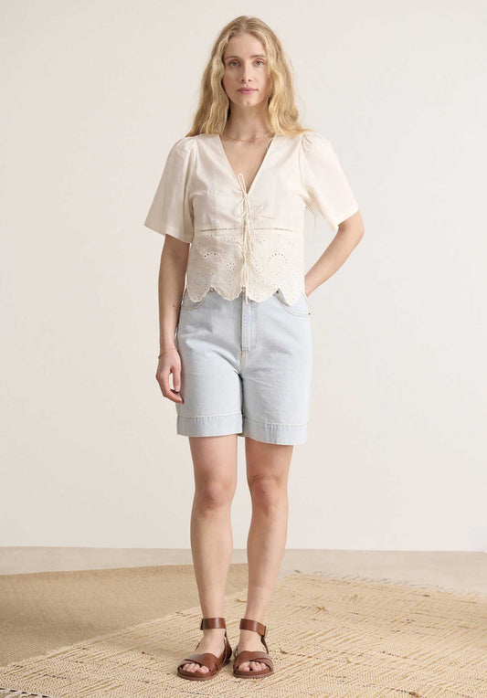 0869 Blouse Venus Ecru