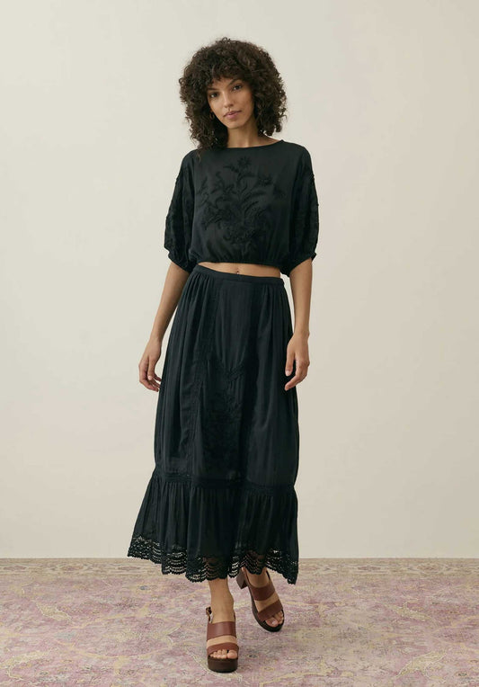 Skirt L0372 Paula Black