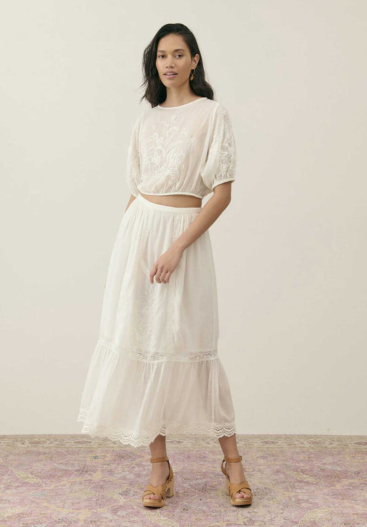 Skirt L0372 Paula Off-White