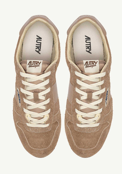 Autry | Windspin Low Sneaker - Suede Peanut