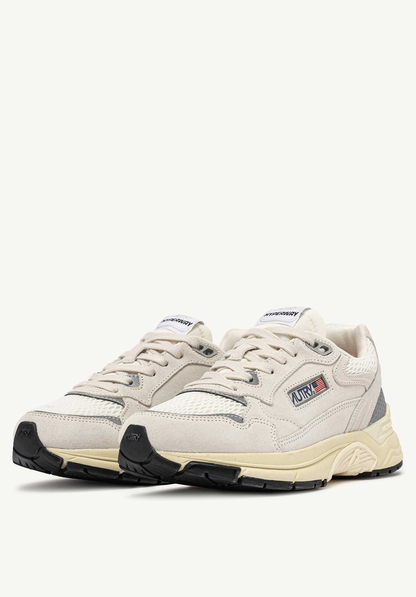 Autry | Hyperway Low Sneaker - Um White-Silver