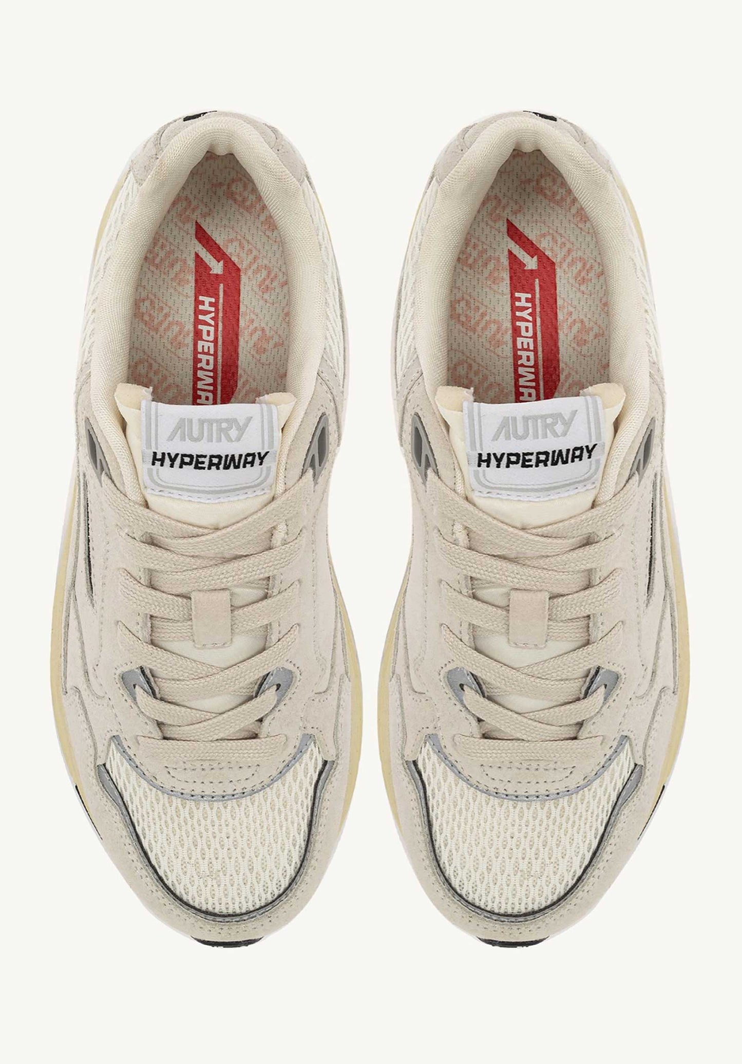 Autry | Hyperway Low Sneaker - Um White-Silver