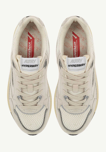 Autry | Hyperway Low Sneaker - Um White-Silver