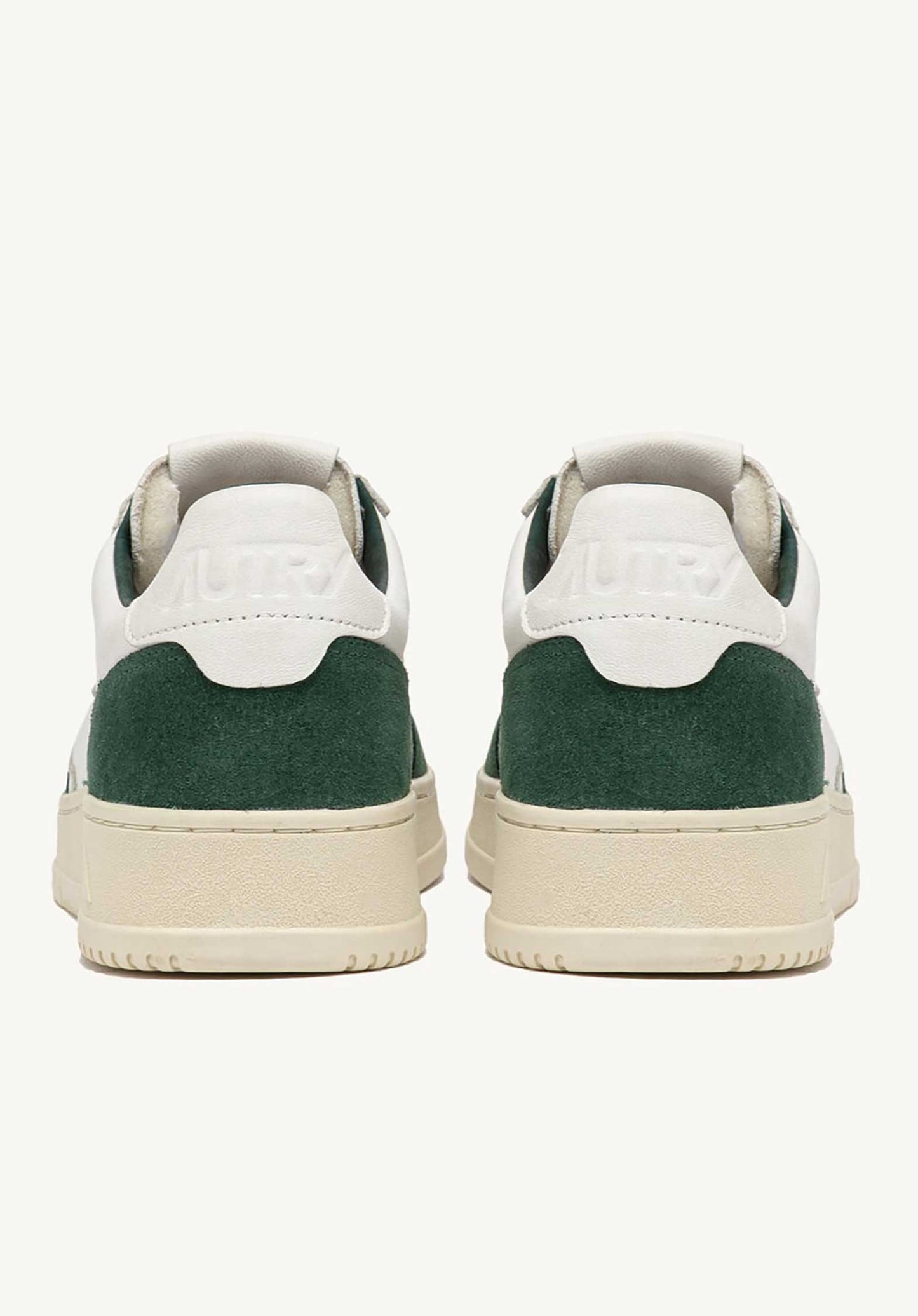 Autry | Medalist Low Sneaker - White & Green White-Green