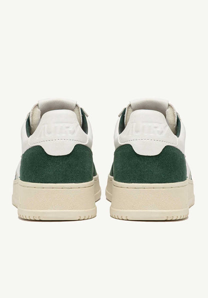 Autry | Medalist Low Sneaker - White & Green White-Green
