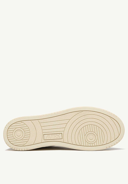 Autry | Medalist Low Sneaker - White & Green White-Green