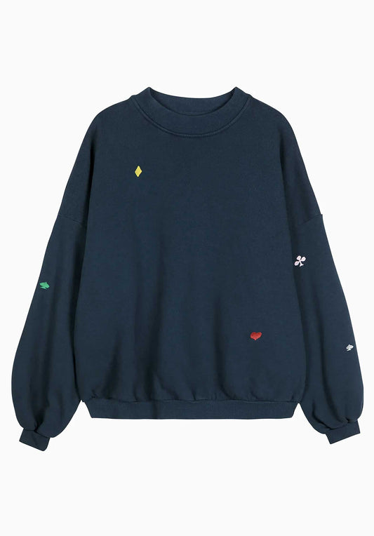 Sweatshirt Navy Re 225ad019 Midnight-Blue