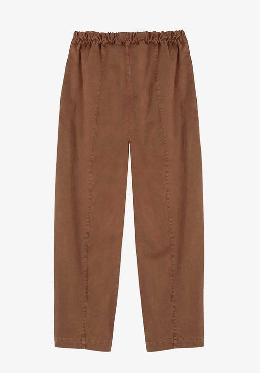 Pants  Embroi 225ad036 Brown