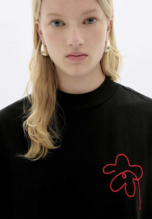 Tshirt Volta Flowe Volta Flower Cor Black