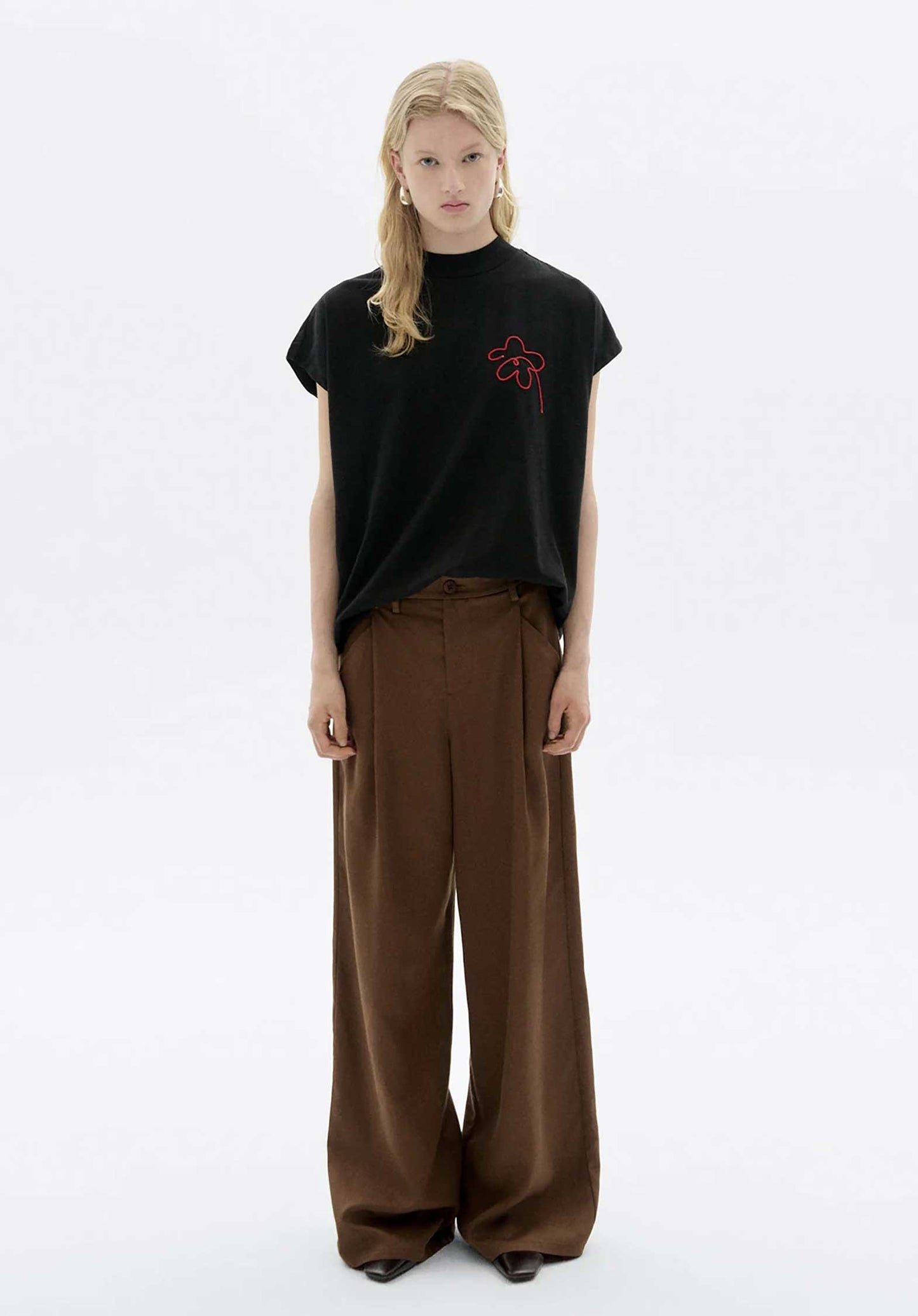 Tshirt Volta Flowe Volta Flower Cor Black