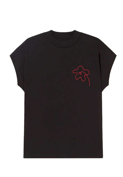Tshirt Volta Flowe Volta Flower Cor Black