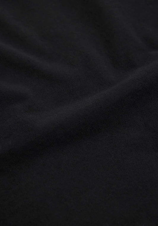 Majestic | Boatneck Tee - Three-Quarter Sleeve in Black