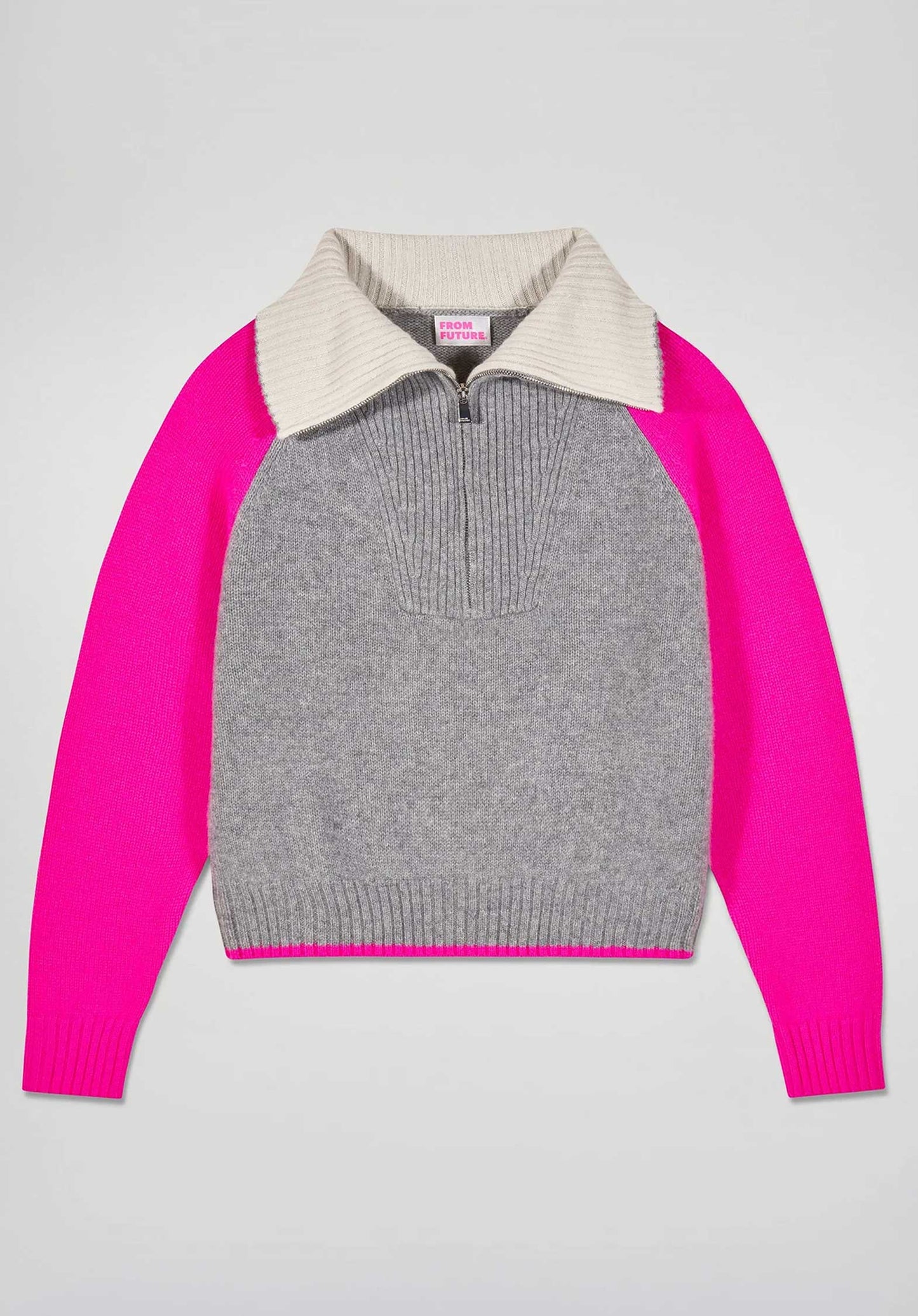 Turtleneck Knitted 2501wpm03295 Gris-Chine-Fonce-F