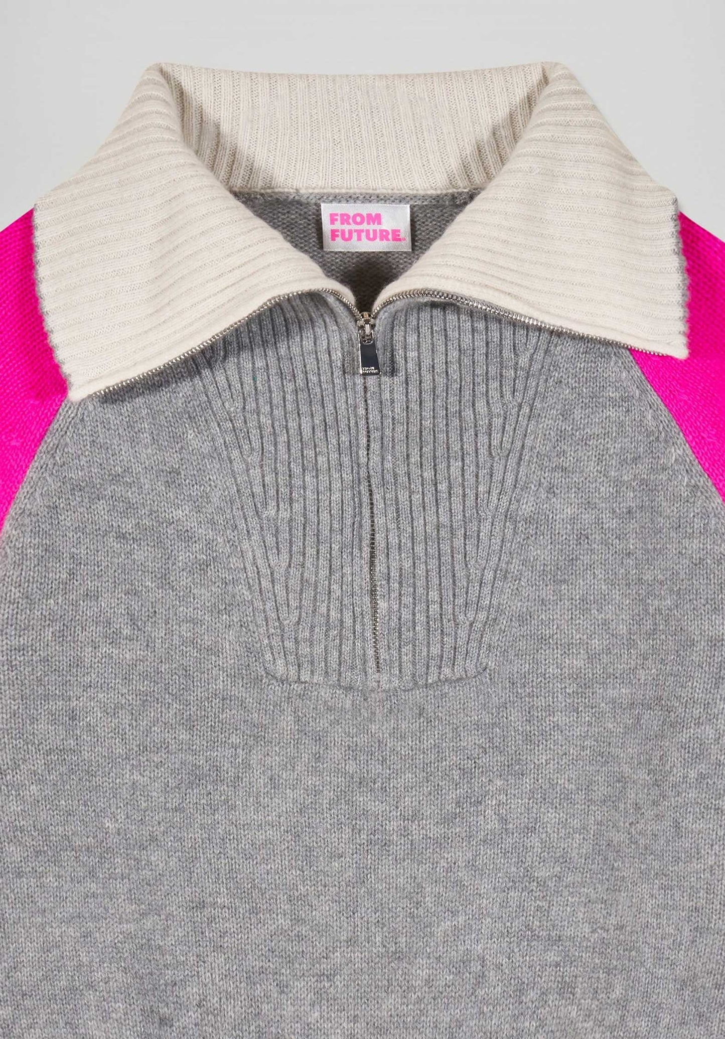 Turtleneck Knitted 2501wpm03295 Gris-Chine-Fonce-F