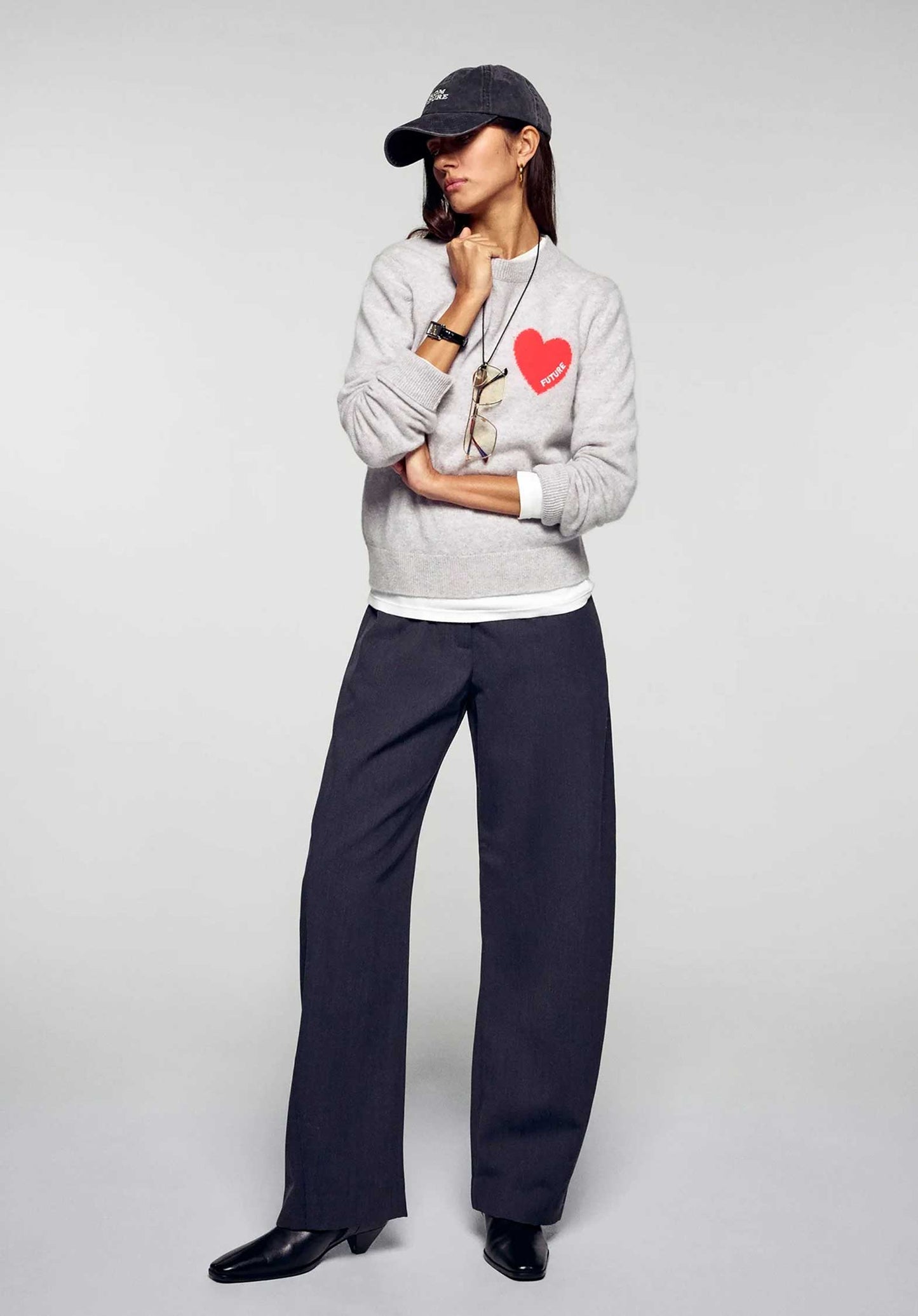 Pullover Permwpr01195 Gris-Chine-Clair