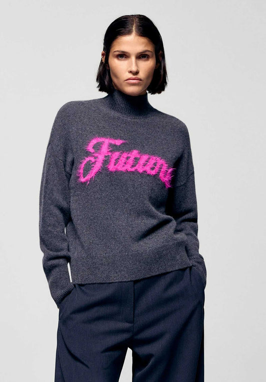 Pullover 2501wpm03338 Anthracite-F