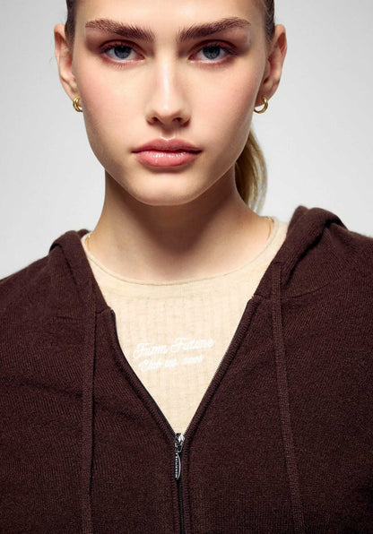 Cardigan 2401wph00007 Chocolat