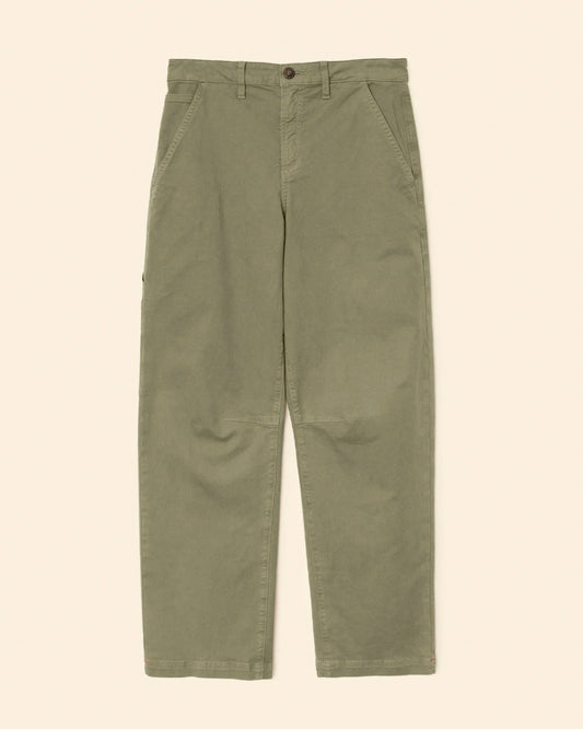 Xirena | Rancho Pant in - Cropped Barrel Leg Army-Green
