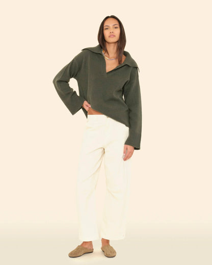 Xirena | Rancho Pant in Vintage-Washed Off-White