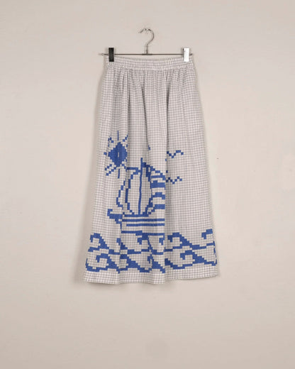 Skirt 12 Skirt Mantou Off-White-Paros-Blue