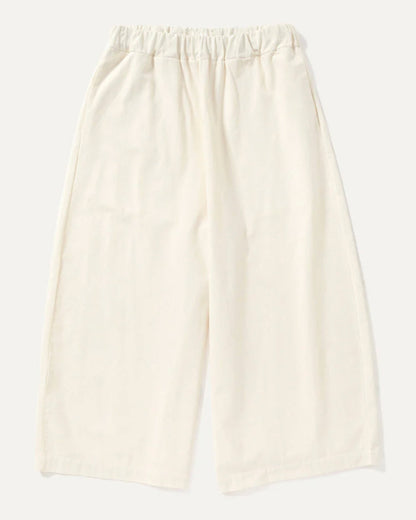 Labo Art | Tapered Poplin Pants - Ivory Avorio