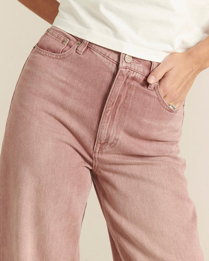 LAB DIP | Jemma High-Waist Balloon Jeans - Hand-Dyed Black