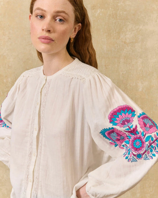 Blouse Jeanne S0019 Off-White