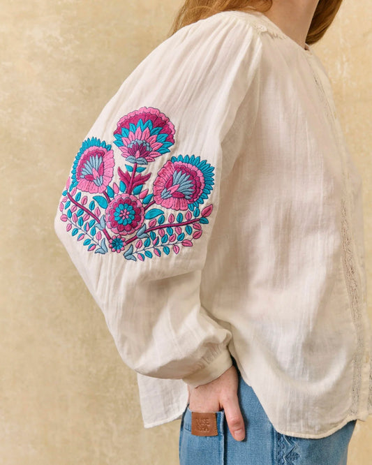 Blouse Jeanne S0019 Off-White