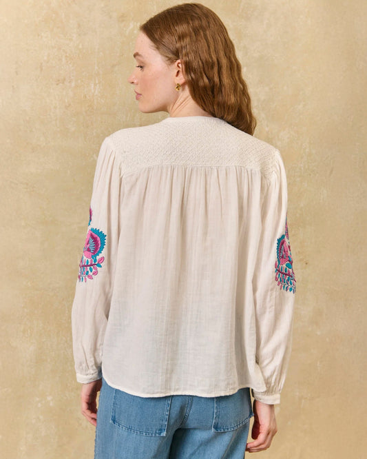 Blouse Jeanne S0019 Off-White