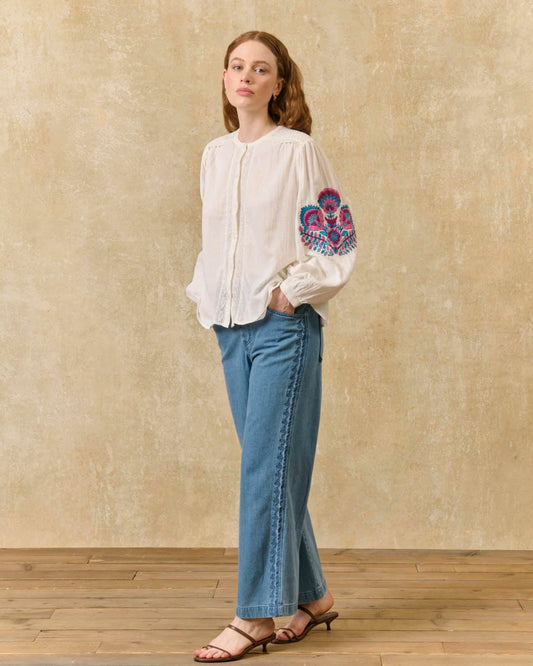 Blouse Jeanne S0019 Off-White