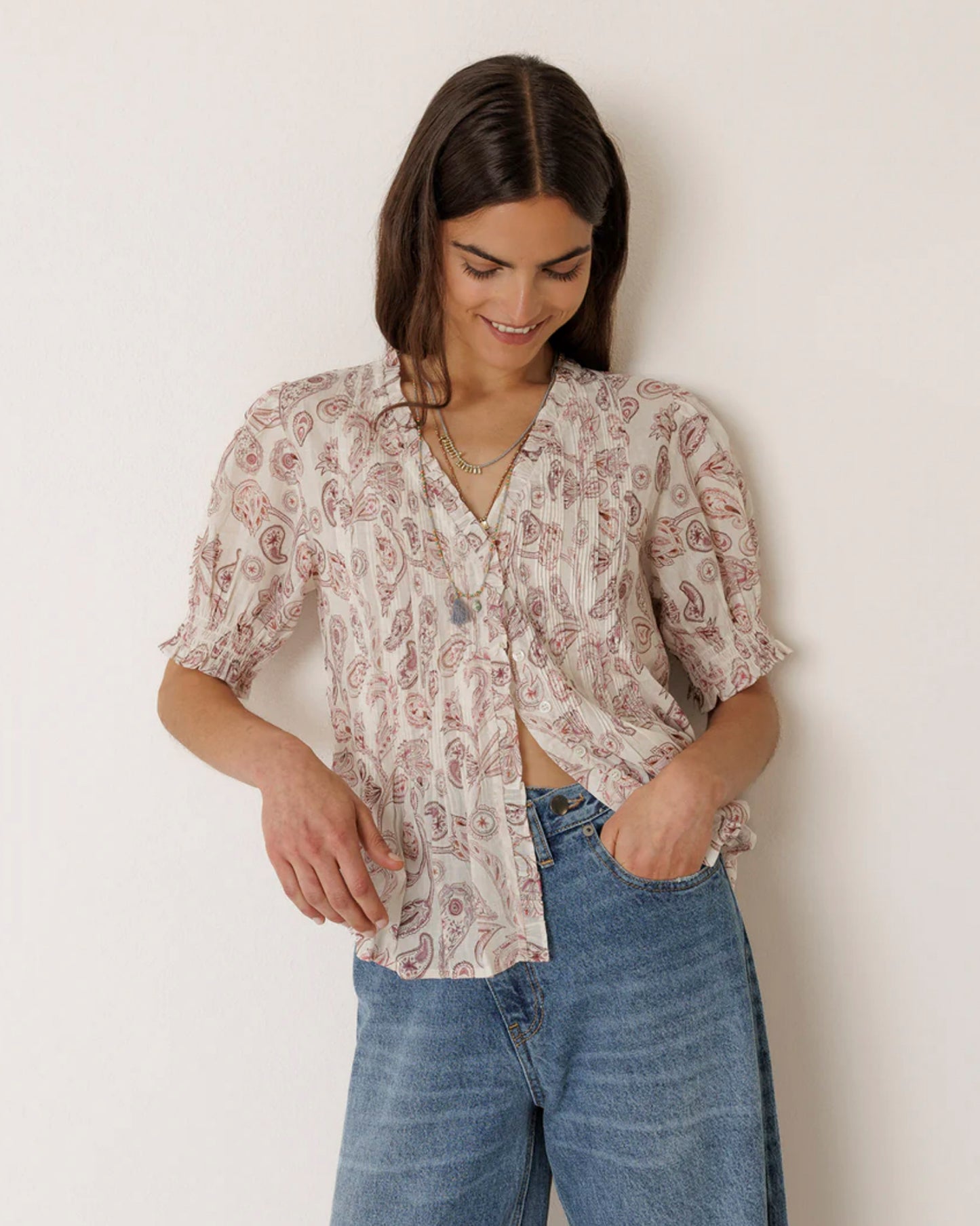 Blouse Ki132 Lichi