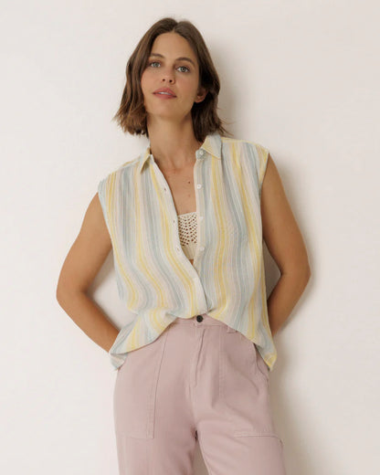 INDI&COLD | Lore Multi Textured Cotton Shirt - Relaxed Fit