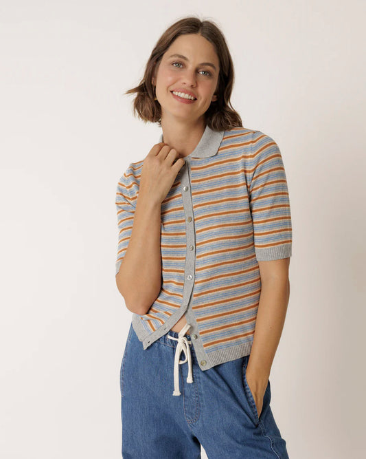 Cardigan Gb541 Gris-Vigore