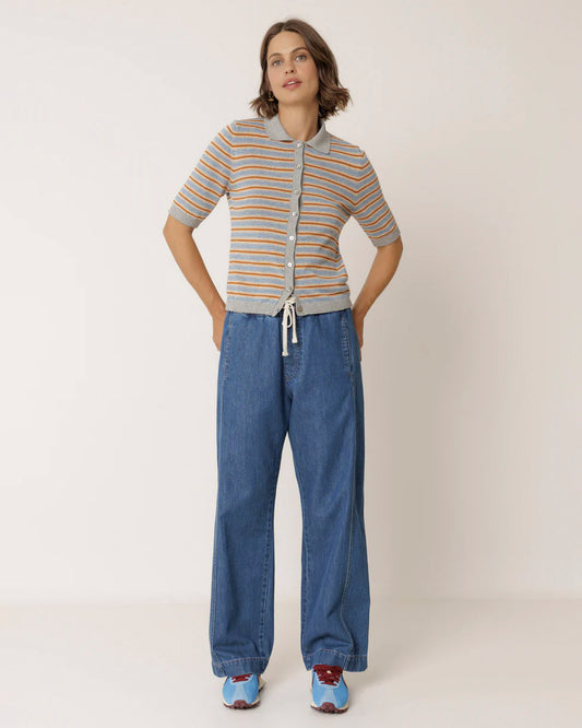 Cardigan Gb541 Gris-Vigore