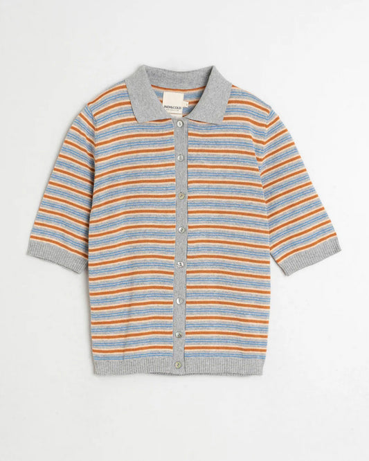 Cardigan Gb541 Gris-Vigore