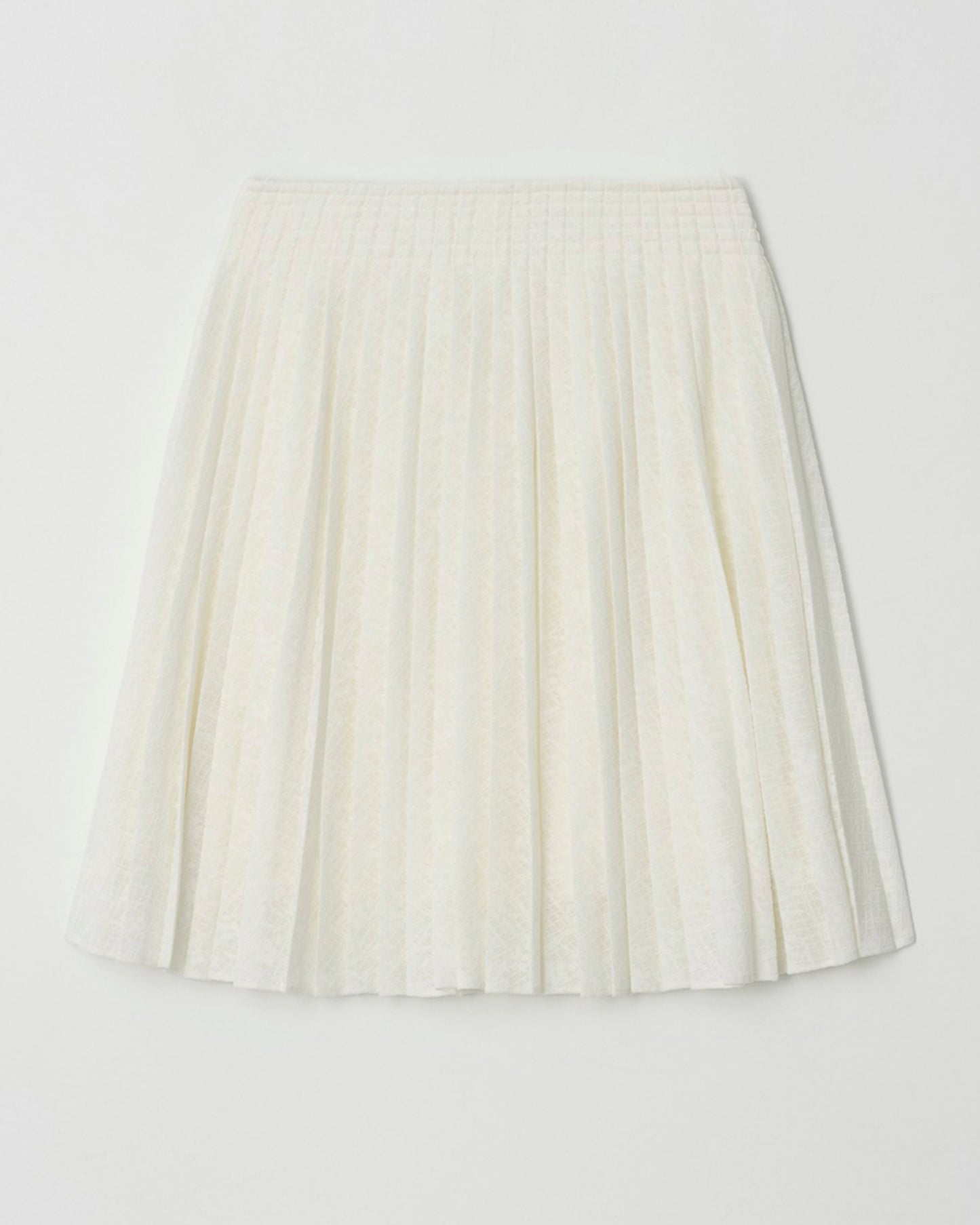 Atelier Edition | Stitch Pleat Skirt - Ivory