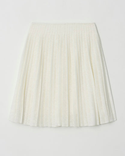 Atelier Edition | Stitch Pleat Skirt - Ivory