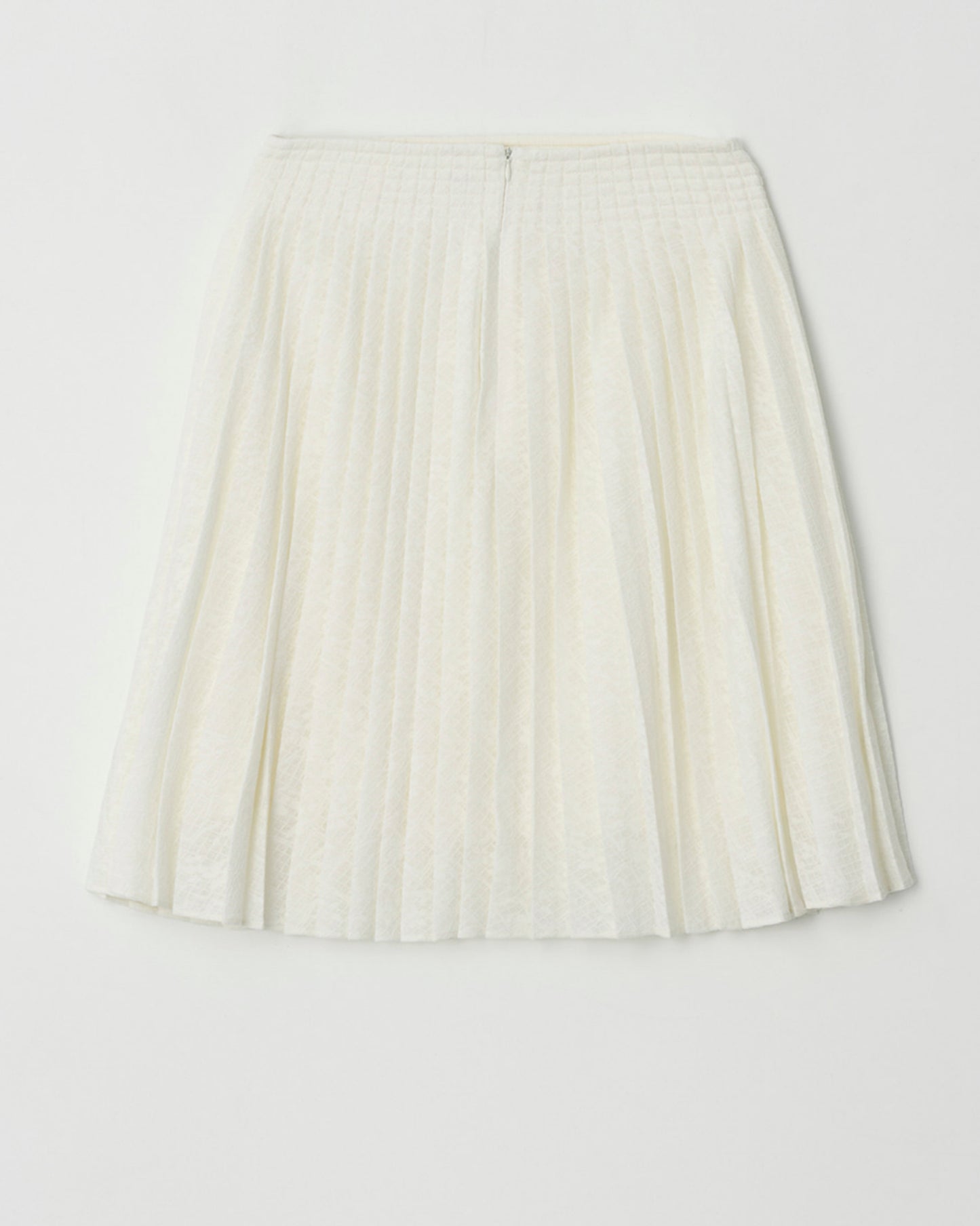 Atelier Edition | Stitch Pleat Skirt - Ivory