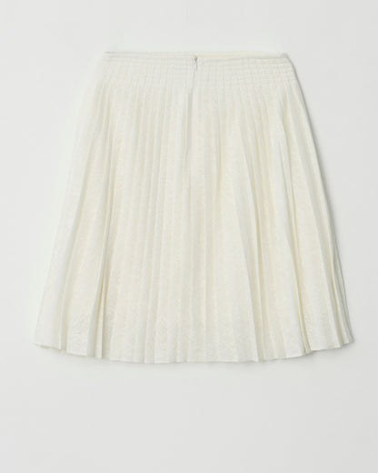 Atelier Edition | Stitch Pleat Skirt - Ivory