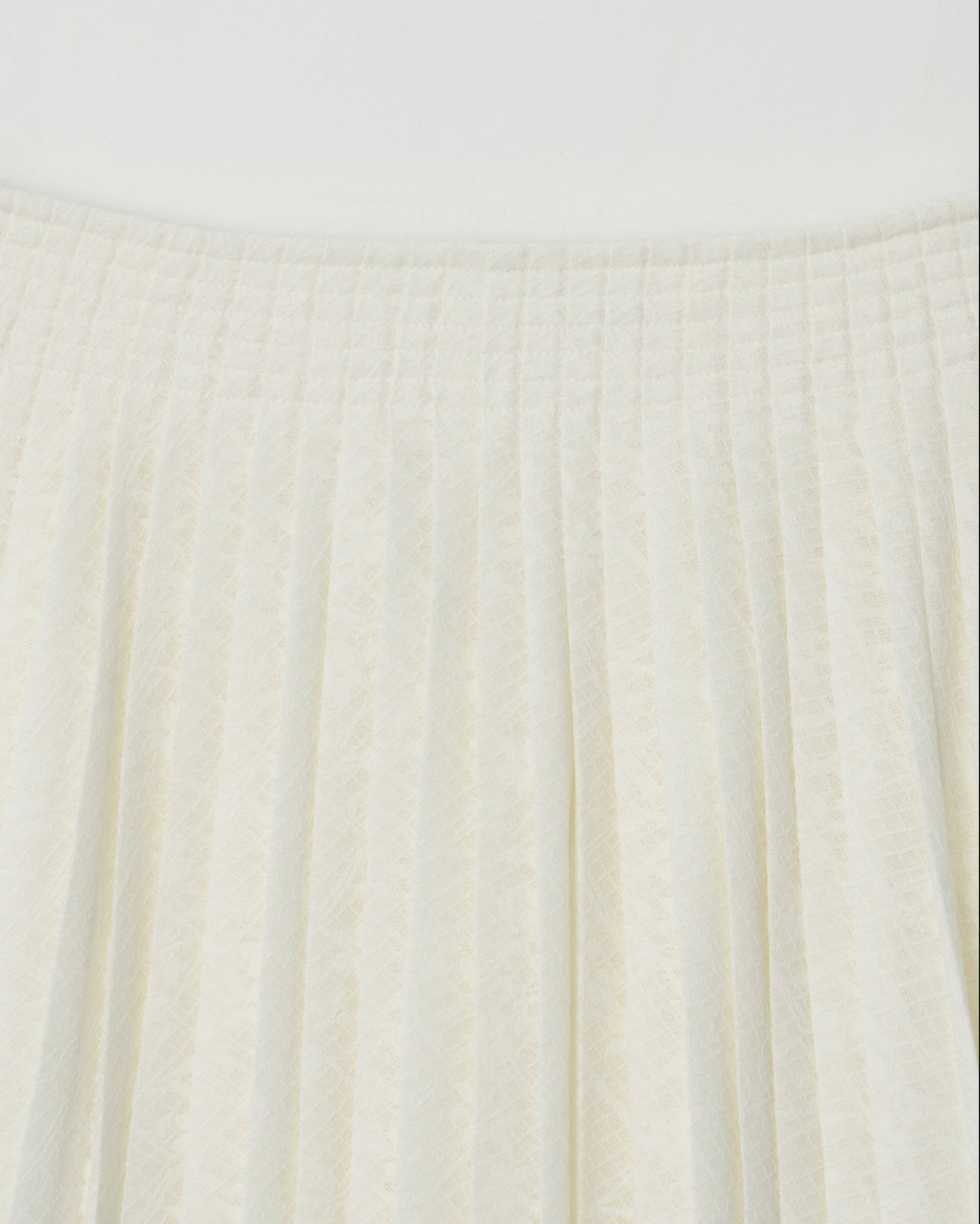 Atelier Edition | Stitch Pleat Skirt - Ivory