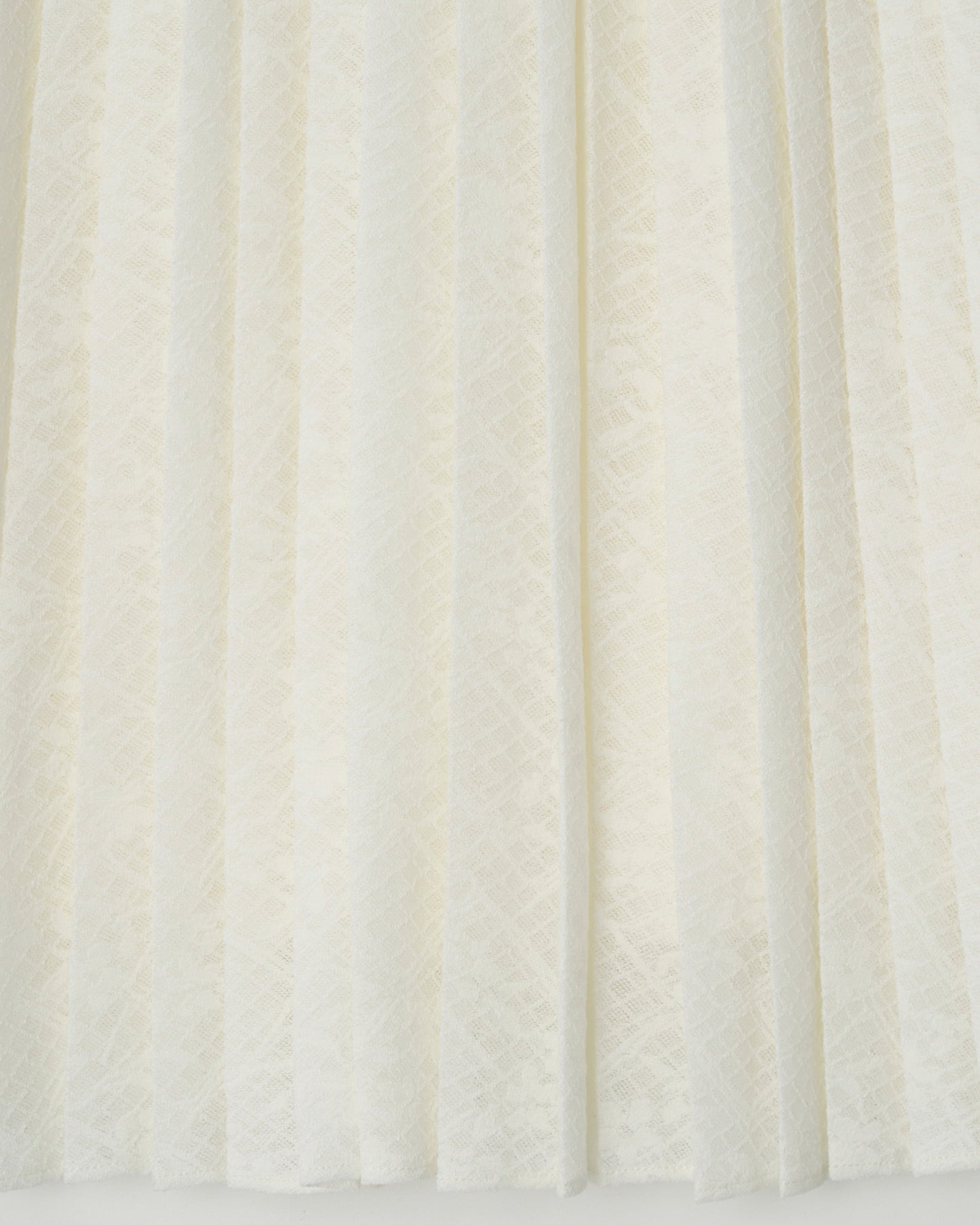 Atelier Edition | Stitch Pleat Skirt - Ivory