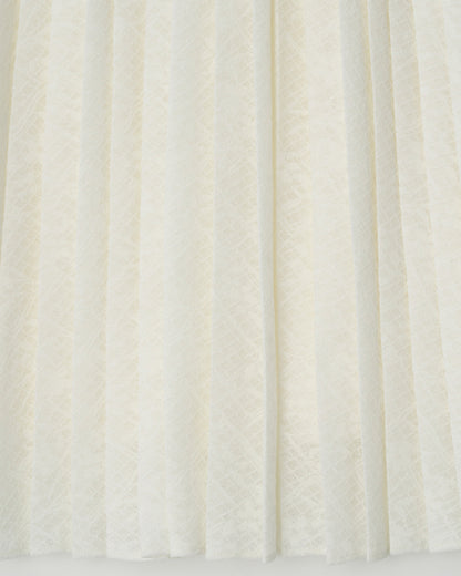 Atelier Edition | Stitch Pleat Skirt - Ivory