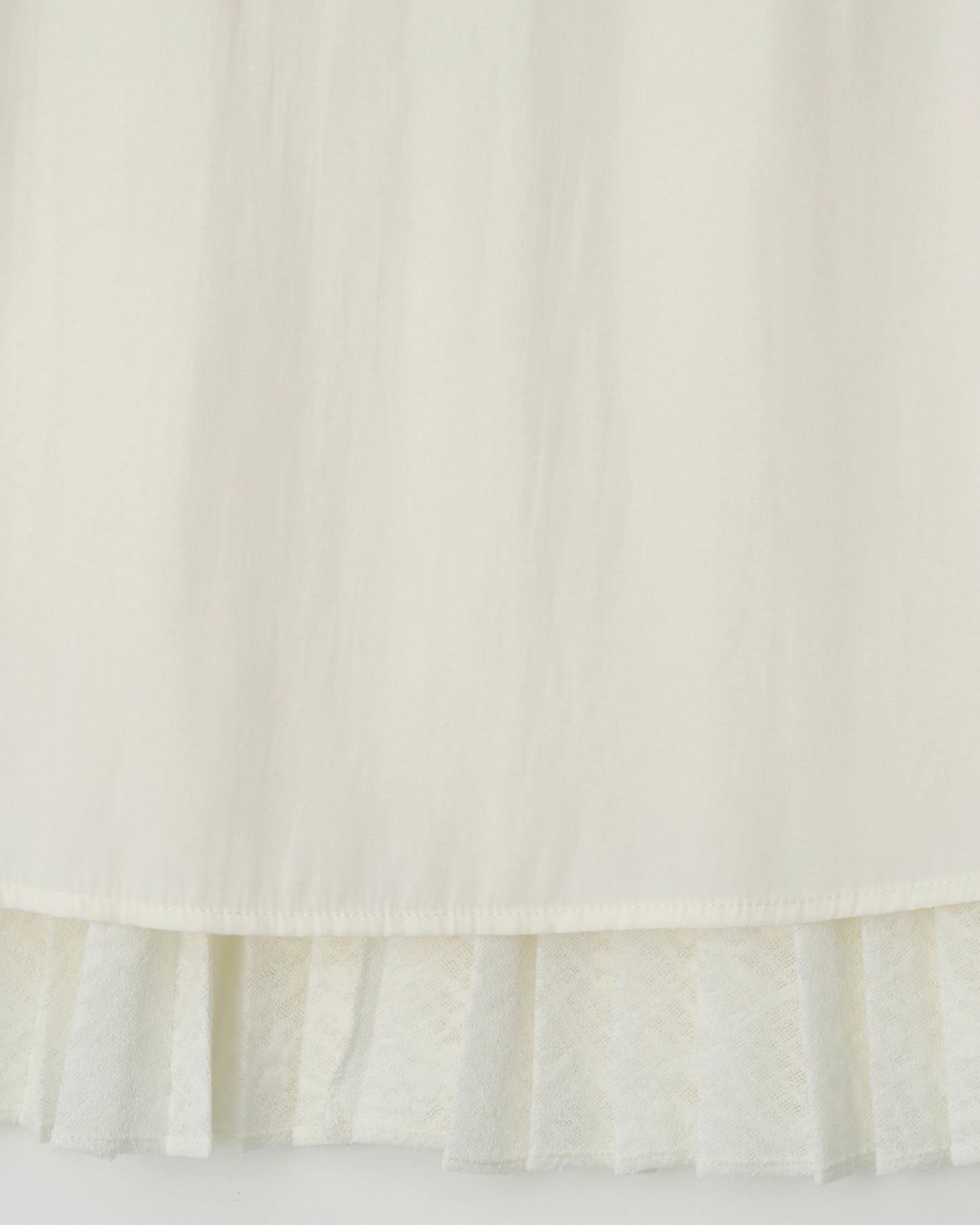 Atelier Edition | Stitch Pleat Skirt - Ivory