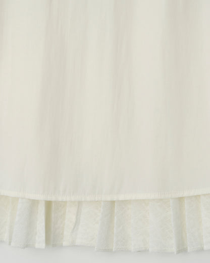 Atelier Edition | Stitch Pleat Skirt - Ivory